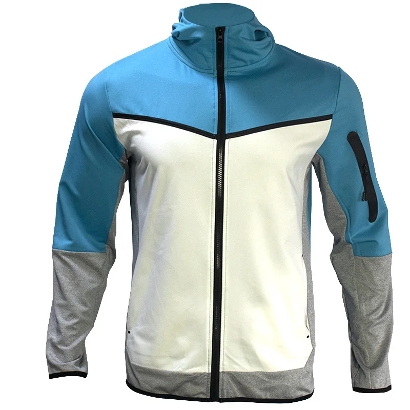 Trajes de chándal para hombre Primavera Otoño Tech Sudadera Traje para correr Fitness Deporte Pantalones de chándal y conjunto con capucha