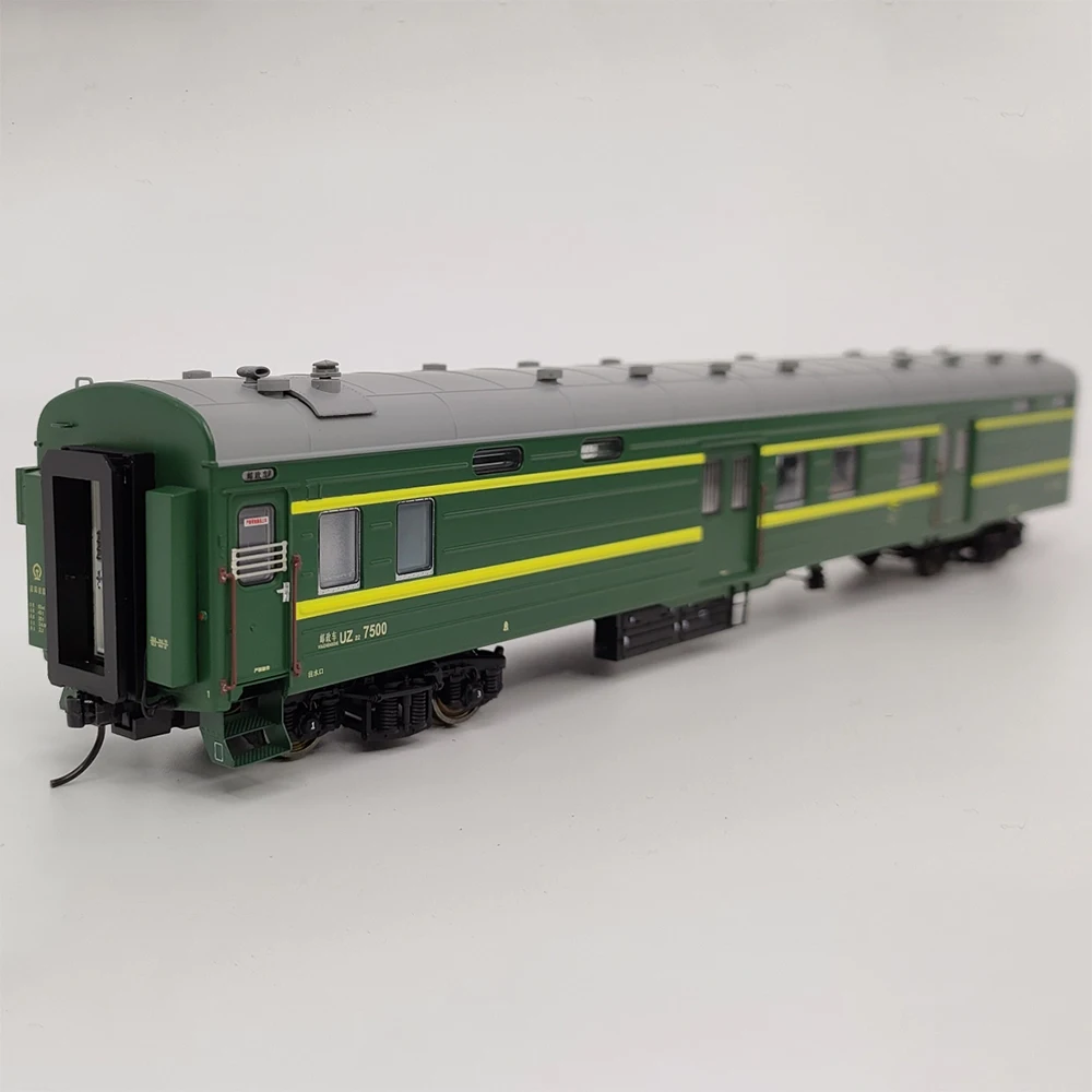 MTC Train Model Carriage HO 1/87 UZ22 Postal Car Green Train Carriage Toy