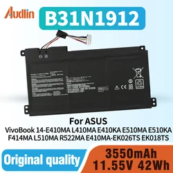 B31N1912 C31N1912 Laptop Battery for ASUS VivoBook 14-E410MA L410MA E410KA E510MA E510KA F414MA L510MA R522MA E410MA-EK026TS