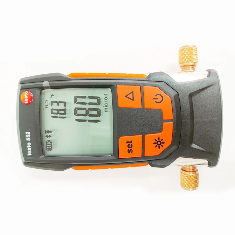 Picture 5: High Precision Absolute Pressure Manometer Original and New Testo 552 Temperature Data Logger