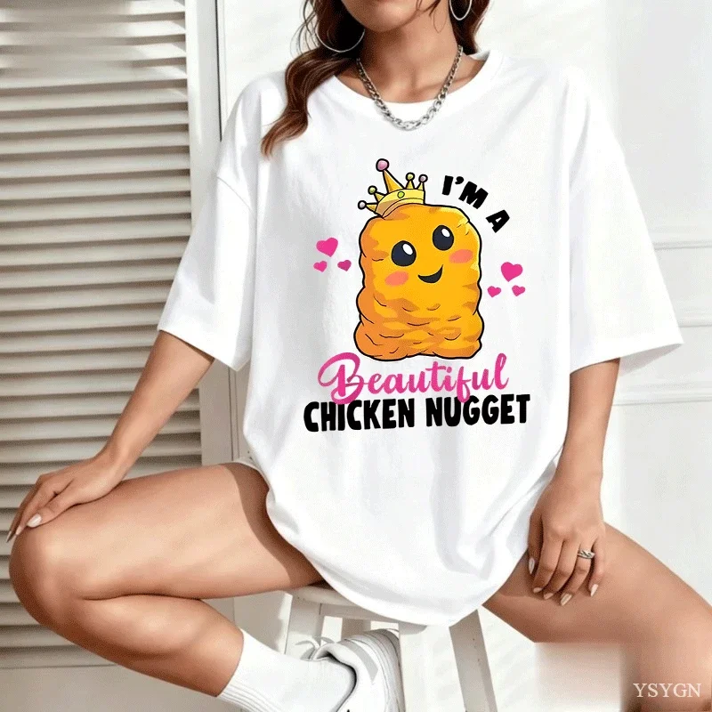 I'm A Beautiful Chicken Nugget Kawaii Nug Life Nuggets Lover T-Shirt Brand New Mens Tops Tees Fashionable T Shirt Cotton Gift