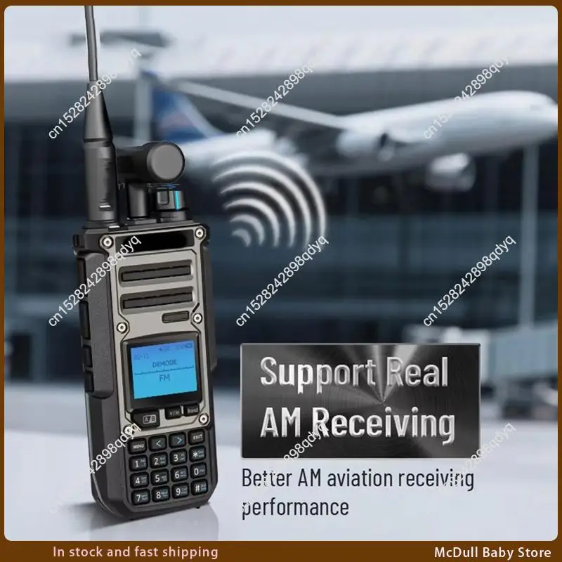 

ABJA-TK11 Portable Two Way Radio Walkie Talkie 10W Long Range Transceiver Ham Amateur CB Shortwave AM FM NOAA Receiver (EU)