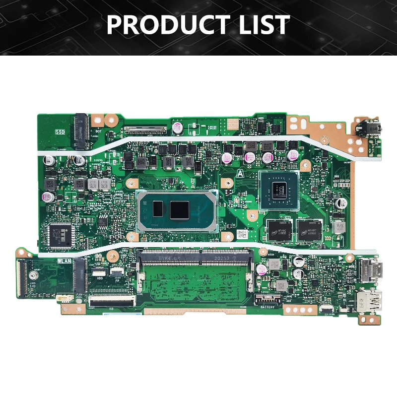 Für ASUS VivoBook X409 X409JA X409JB X409JR X409JP X408JP X410JP X409JQ X409JL Motherboard X409J 100% getestet