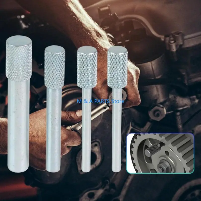 U1JF 4pcs Universal Crankshaft Timing Pin Set For Multiple Vehicle Models Ensuring Efficient Automotive Repair Operations