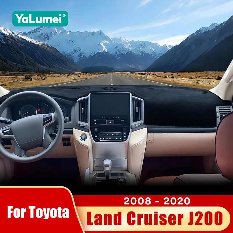 

For Toyota Land Cruiser 200 J200 2008-2012 2013 2014 2015 2016 2017 2018 2019 2020 Car Dashboard Sun Shade Cover Pad Accessories