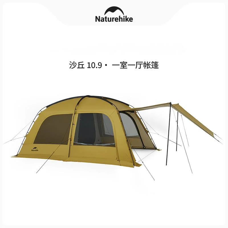 Naturehike 2023 New Sand Dune 10.9 One Room One Hall Tent Footprint TPU Door Top Cap All Need To Be Purchased Separately