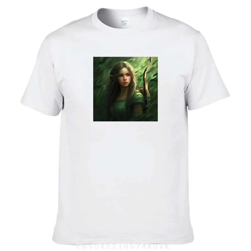 The Huntress Aelrindel Krisyx T-Shirt plus size tops blanks  hippie clothes mens t shirts