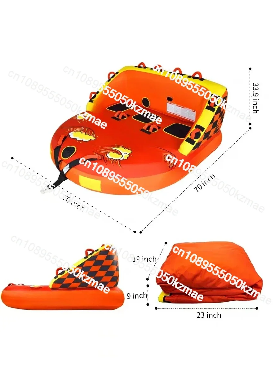 PVC inflatable flight tow pipe suitable for 1-3 riders ready to ship