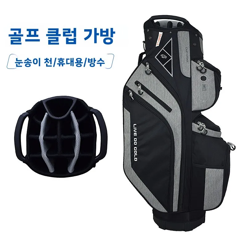 

Портативная мужская и женская сумка для гольфа T400 из ткани снежинки для гольфа, водонепроницаемая сумка для спорта на открытом воздухе, носимая сумка для хранения автомобиля для гольфа