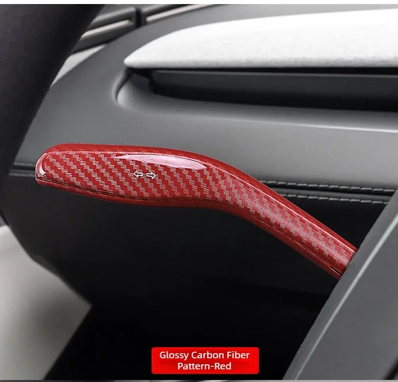 Für Tesla Modell Y2025, Lenkrad-Schalthebelabdeckung, Griffschutz, Schalthebel, Paddelgehäuse, Modell 3, Highland-Zubehör – Detail 12