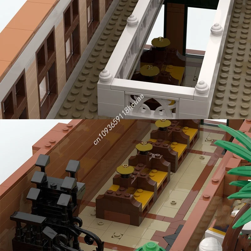 4332 pz MOC Grand Studgate Hotel Modulared Blocchi di Costruzione di Modello Assemblare Regalo Di Natale FAI DA TE Educazione Creativa Giocattolo di Mattoni Per Bambini