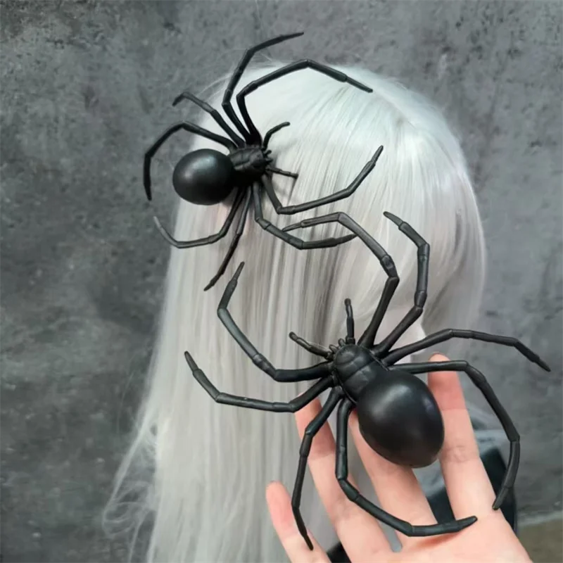 Gótico aranha chapéu superior bruxa cosplay hairpin traje headwear clipe jirai kei laço cocar bonito menina acessório festa adereços
