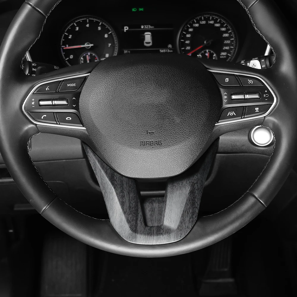 For Hyundai Palisade 2020-2022 LHD/RHD ABS Car Steering Wheel Frame Cover Trim Interior Accessories
