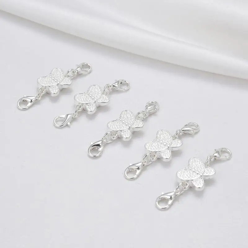 

40*11mm Butterfly Magnetic Bracelet Clasp Jewelry Findings Lobster Clasps Hooks For Necklace Bracelet Chain Accessories