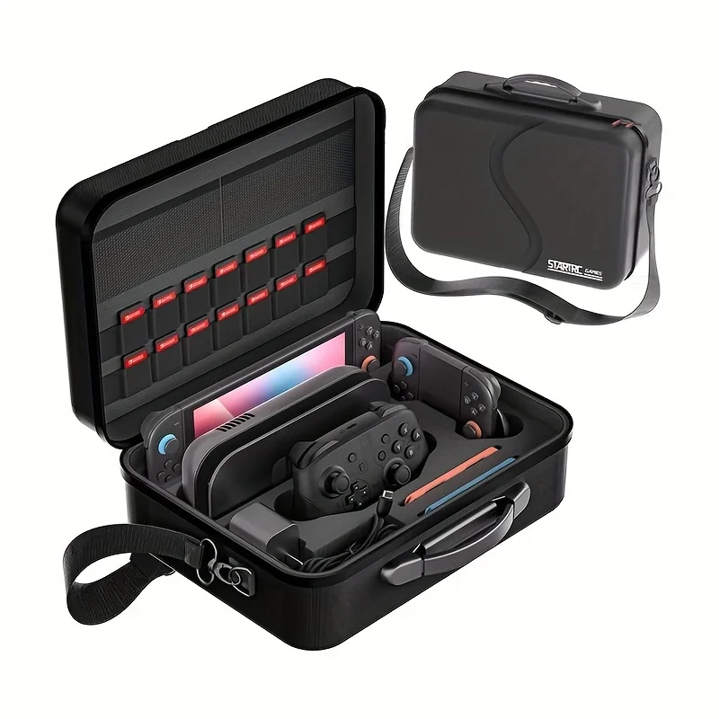 

Подходит для чехла для хранения игровой консоли Switch 2, многофункционального защитного чехла Switch 2, портативной сумки, сумки через плечо.