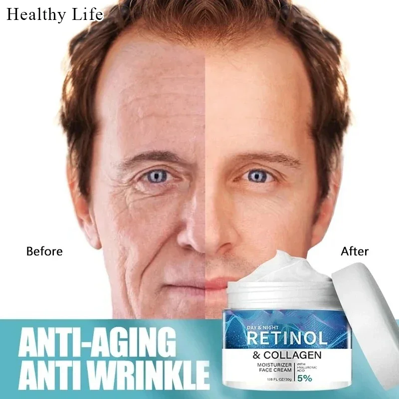 

Retinol Face Cream Facial Anti Aging Care Firming Skin Reduces Neck Wrinkles Cream Efficient Moisturizing Anti Wrinkle Cream