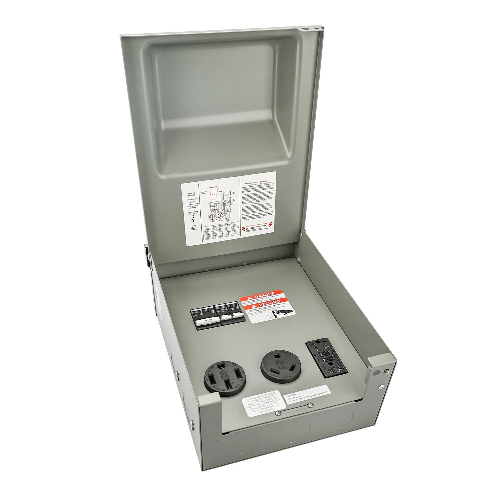 

20Amp 30Amp 50Amp Power Outlet Panel