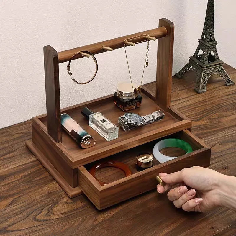 wood-jewelry-storage-box-drawer-style-necklace-earring-ring-display-stand-vintage-wooden-desktop-organizer-box