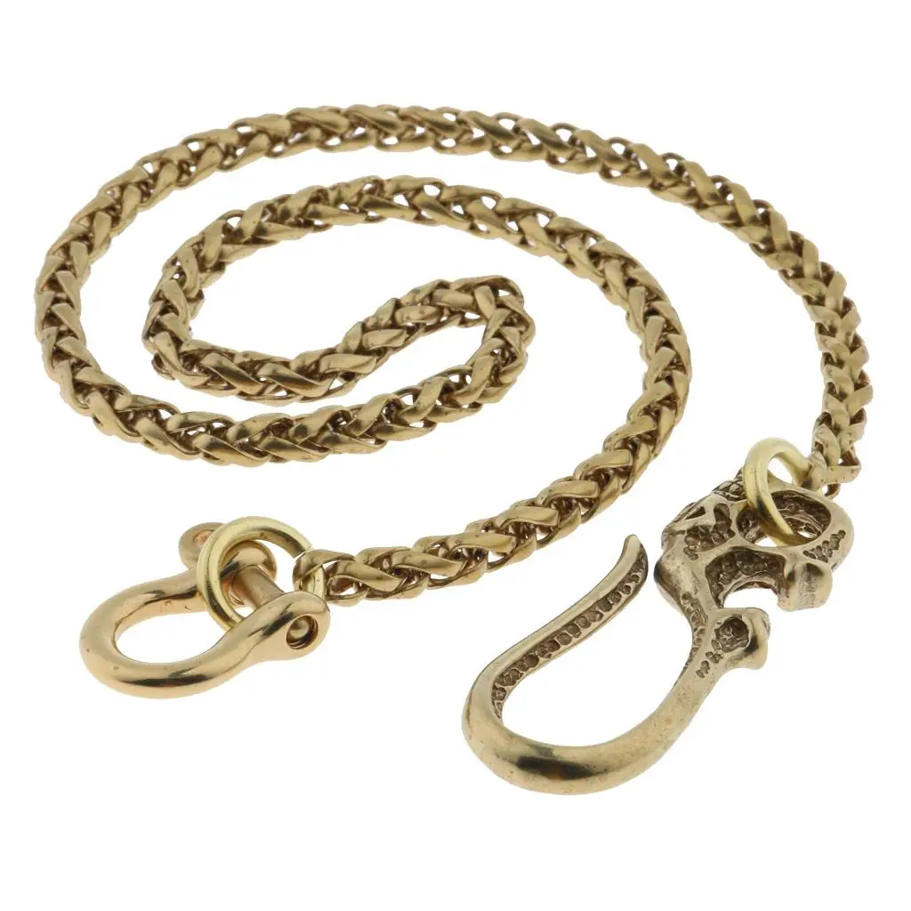 Gothic Wallet Chain Skull Punk Men Pants Jean Key Chain Long Wallet Luxury Rock Waist Chain for Street Style