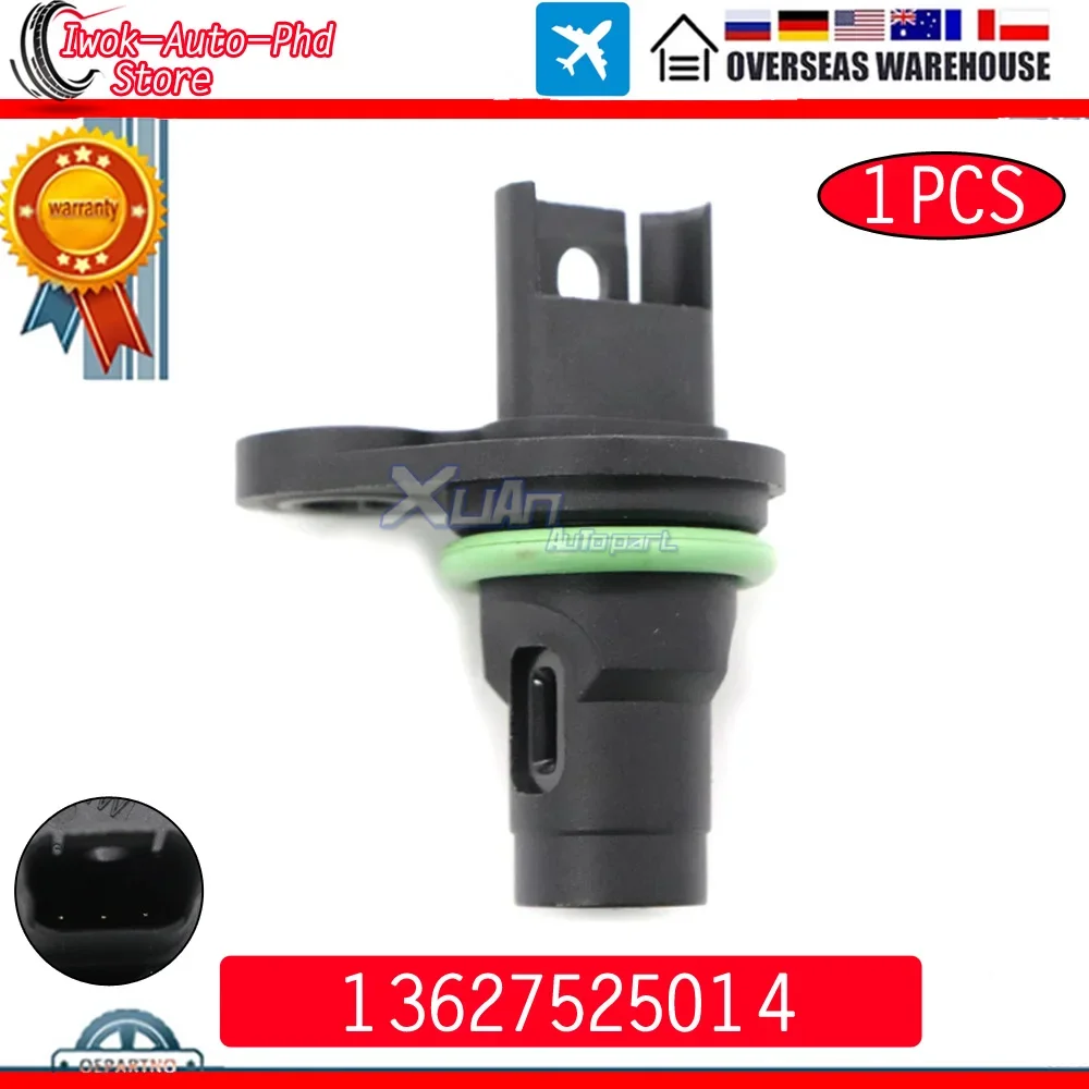 XUAN  13627525014 Camshaft Position Sensor CPS Shaft Camshaft Phase Sensor for BMW Z4 X6 X5 X3 X1 M5 1 128I 135i 320i 323i 325i