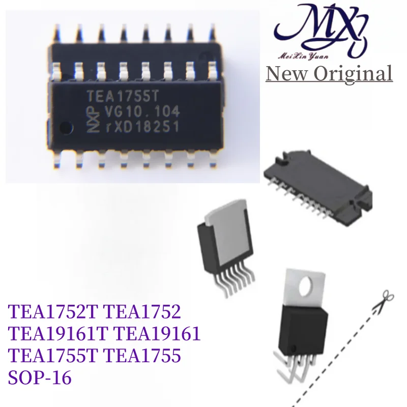 MXY 5 шт. TEA1752T TEA1752 TEA19161T TEA19161 TEA1755T TEA1755 SOP-16 IC Chip Stock Оптовая продажа