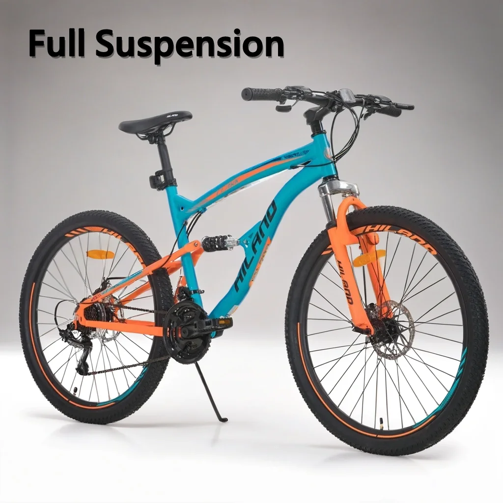 

26 inch MTB Full Suspension soft tail Mountain Bike 21 speed Cross Country Bicycle Hydraulic Disc Brakes Downhill bicicleta