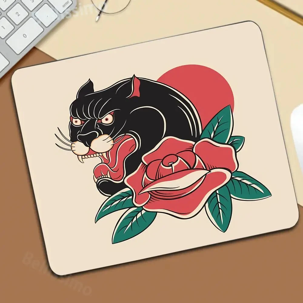 Mouse Pad de computador com Galaxy Moon Fierce Wolf, Pad para PC, Laptop, Office, Teclado, Mesa, 450x400