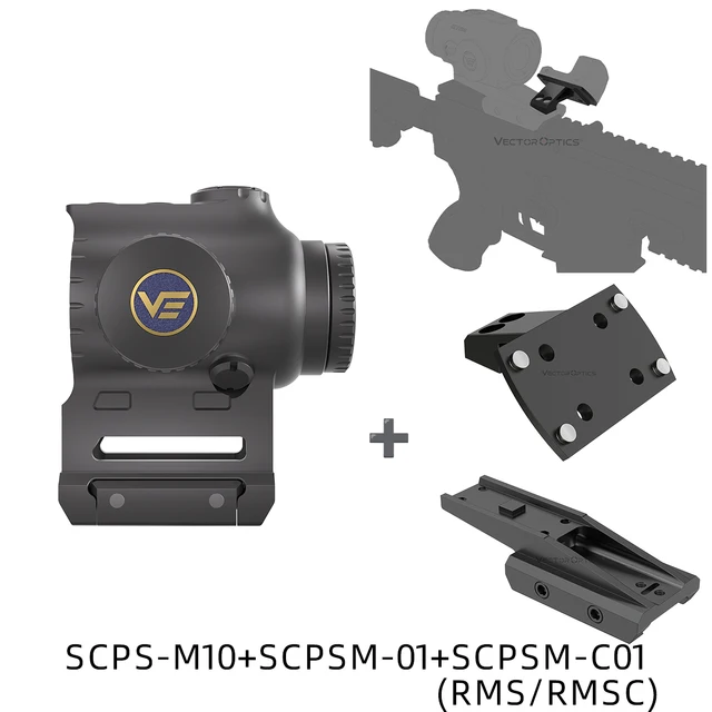 Vector Optics Paragon 1X18 Mini Prism Rifle Scope With Red & Green