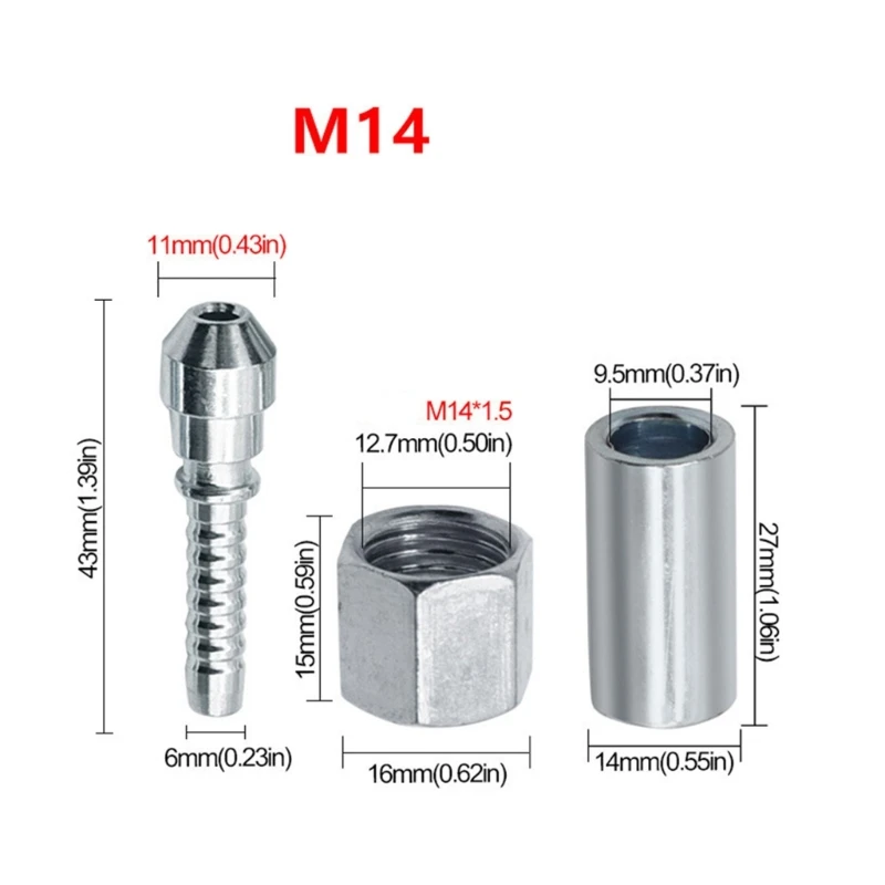 adaptador conector rápido para lavadora a presión, enchufe desconexión rápida M22, 3 uds.