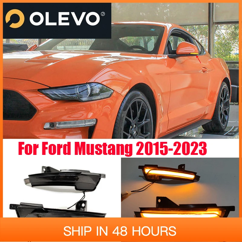 

Новинка для Ford Mustang 2015 2016 2017 2018 2019 2020 2021 2022 2023 Автомобильное зеркало заднего вида в сборе, внешняя модификация p