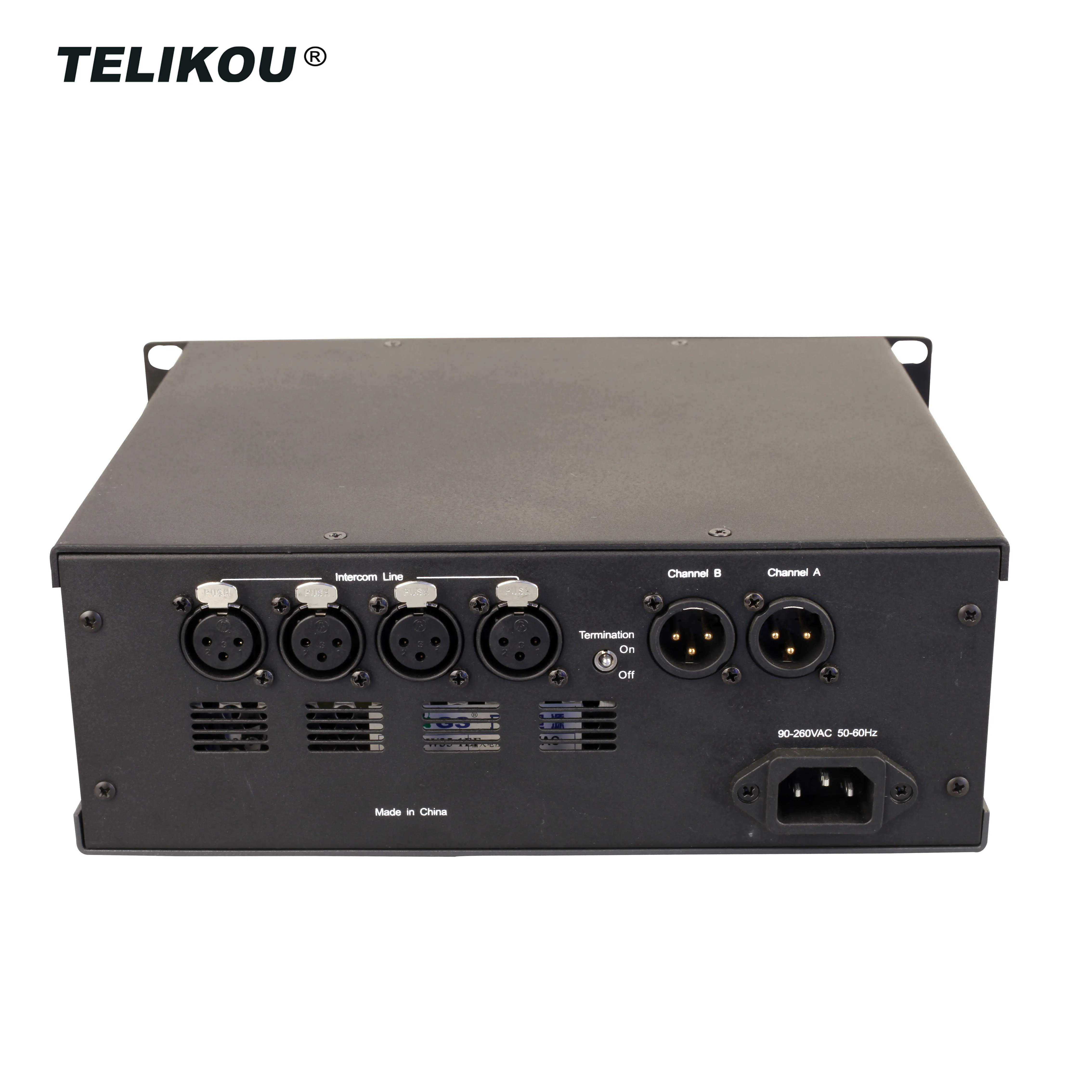 Telikou UTS-200 | 2-Draht 2-Kanal Lautsprechers tation interner Lautsprecher rmk Funktion Voll duplex Talkback Intercom System Clear com