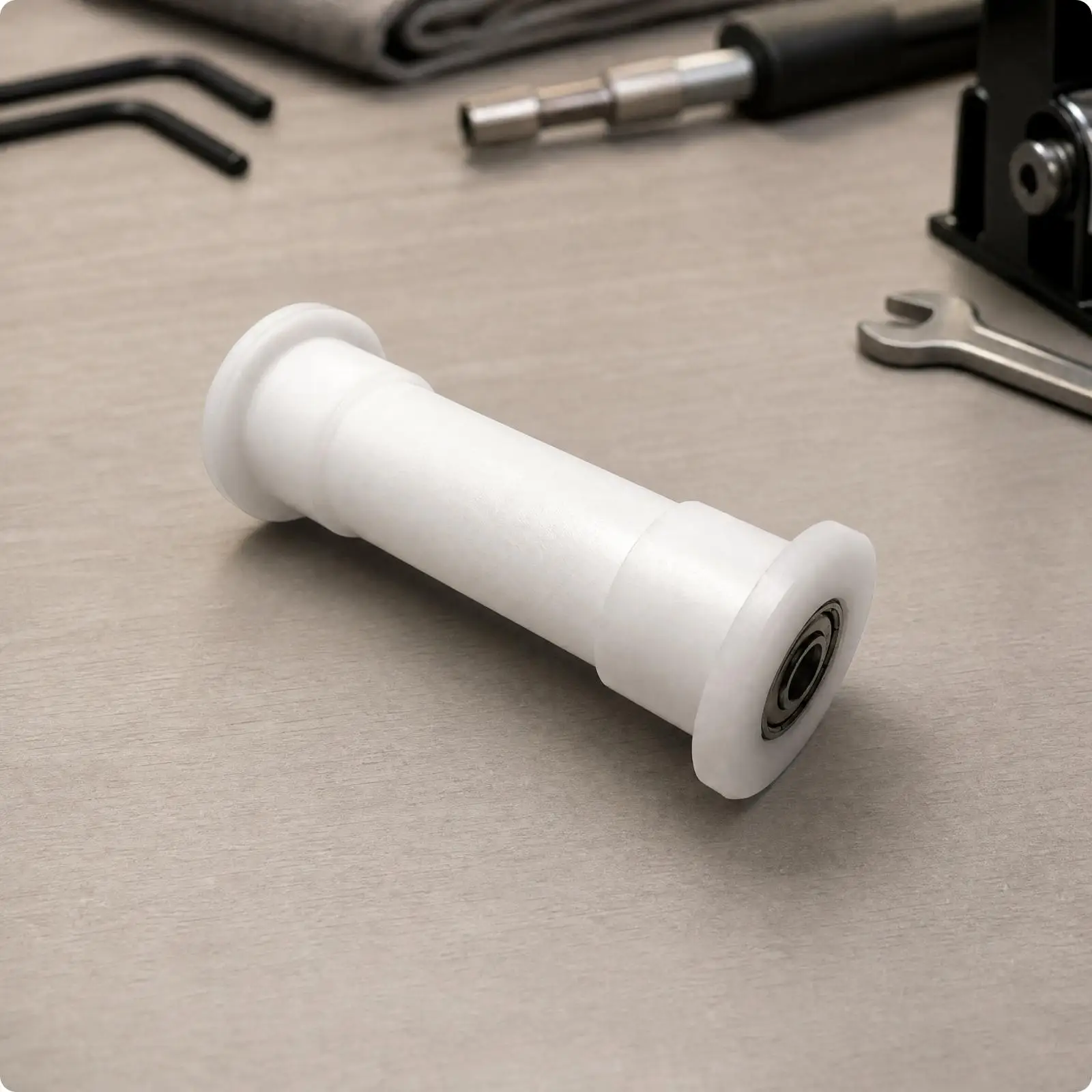 Rowing Machine Roller Wheel with Bearing Replacement Part for Fitness Equipment for seat Sliding Rail