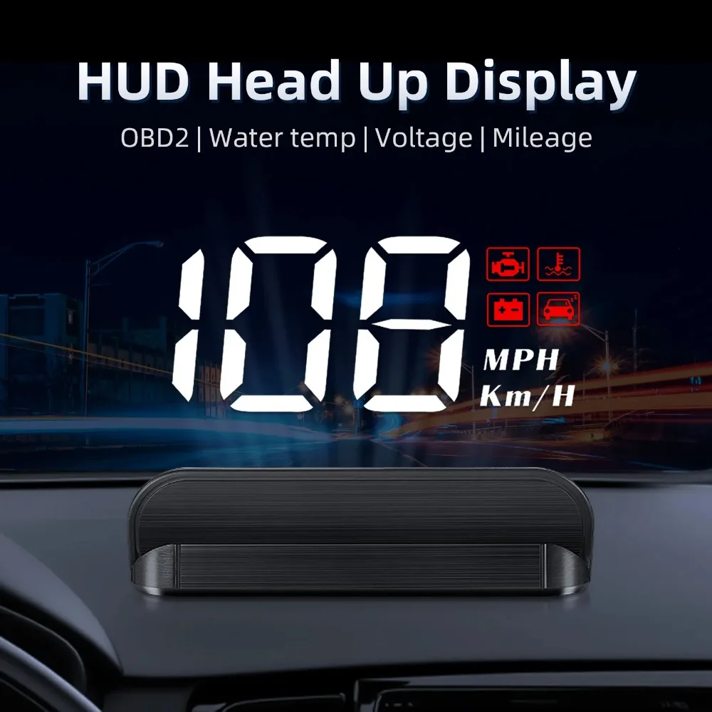 M3 OBD2HUD Head Up Display obd2 Car Speed On-Board Computer Fuel Mileage With Alarm Car Electronics Accessories Glass Projector