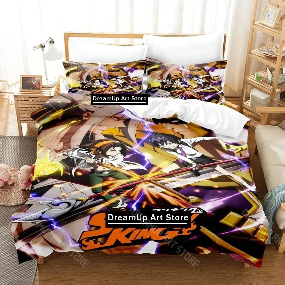 Exquisite 3D Print Shaman King Bedding Set Single Twin Full Queen King Size Bed Set Adult Kid Bedroom Duvetcover Sets Anime Bedd
