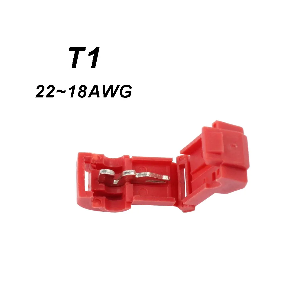 DIANQI سلك كابل موصلات محطات تجعيد قفل لصق سريع سيارة كهربائية الصوت 22-10AWG 0.5 مللي متر-6 مللي متر T1 T2 T5