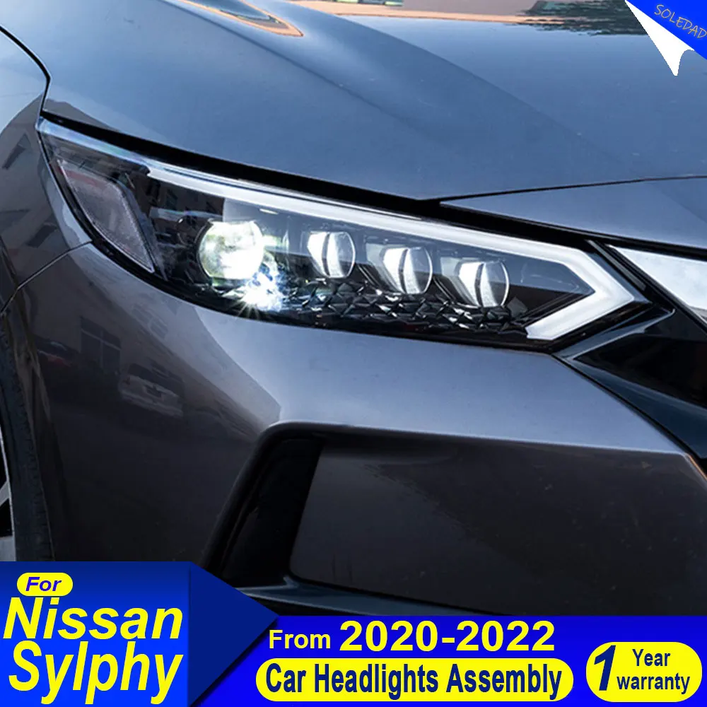 

Car Headlight For Nissan Sylphy LED RGB Headlights 2020 2021 2022 2023 Head Lamp Car Styling Signal Projector Plug and play
