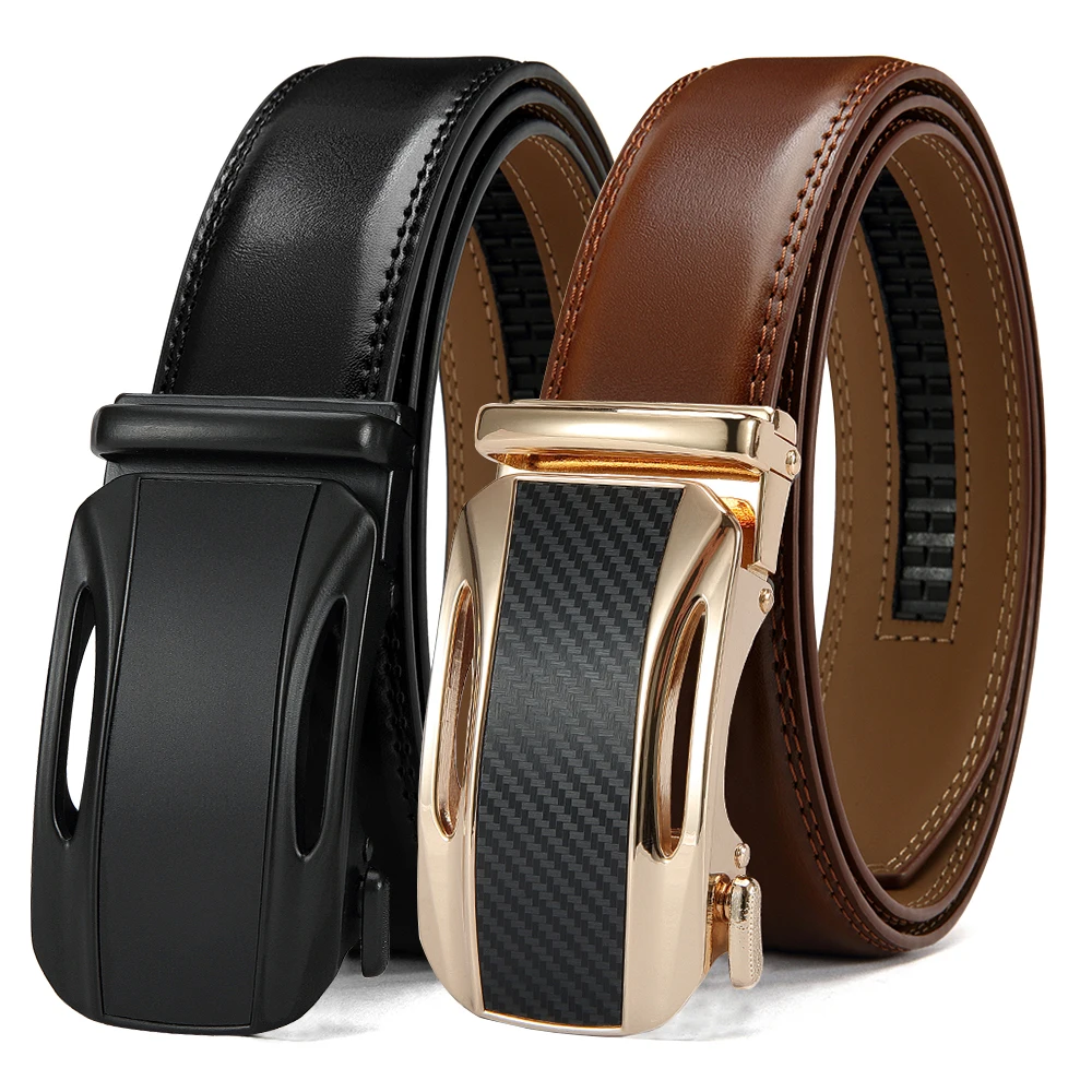 Men Belt Alloy Cowhide Multi-color Automatic Control Belt Casual Fashion Business Belt Long Trousers Belt Famous Brand Belt Men