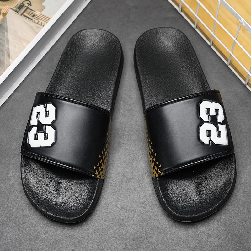 Men's Slippers Summer New Style Sandals, EVA Lightweight Adult Thick Soled Beach Shoes Women's Outdoor Non Slip Open Toe Sandals