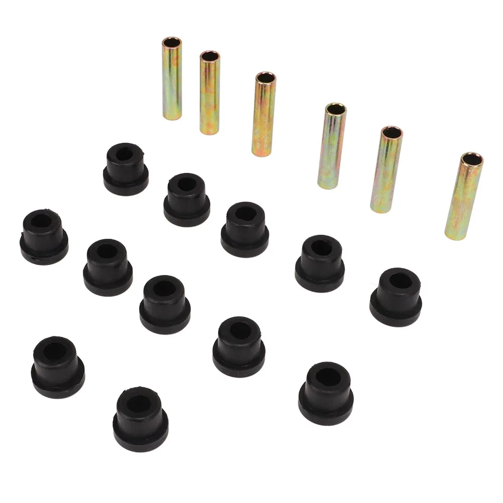 

Replacement 1012303 1015583 Leaf Spring Bushing Kit Suspension Sleeve Rear Suspension Sleeve Set Bushing Kit for EZGO TXT Trucks