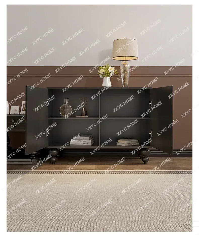 XX  X Southeast Subtropical Rain Forest Solid Wood Entrance Cabinet Living Room Integrated Bedroom Multi-Functional Clothes