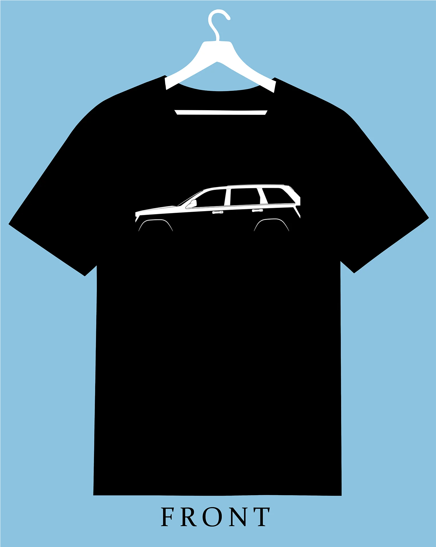 

0615 J.e.e.p 14 Grand Cherokee SRT8 (WK) Silhouette 2025 Men Women T Shirt Casual Racing Car fans Logo tee Enthusiast Graphic Su