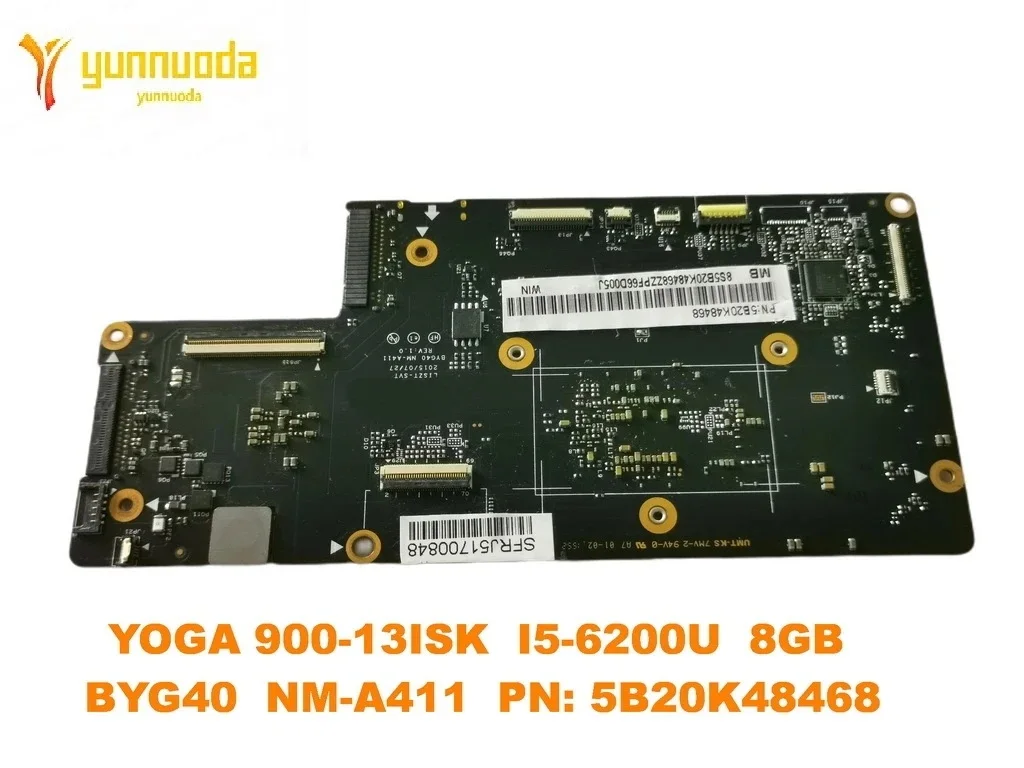 Imagem -02 - Original para Lenovo Yoga 90013isk Computador Portátil Placa-mãe Yoga 900-13isk I56200u 8gb Byg40 Nm-a411 pn 5b20k48468 Testado Bom