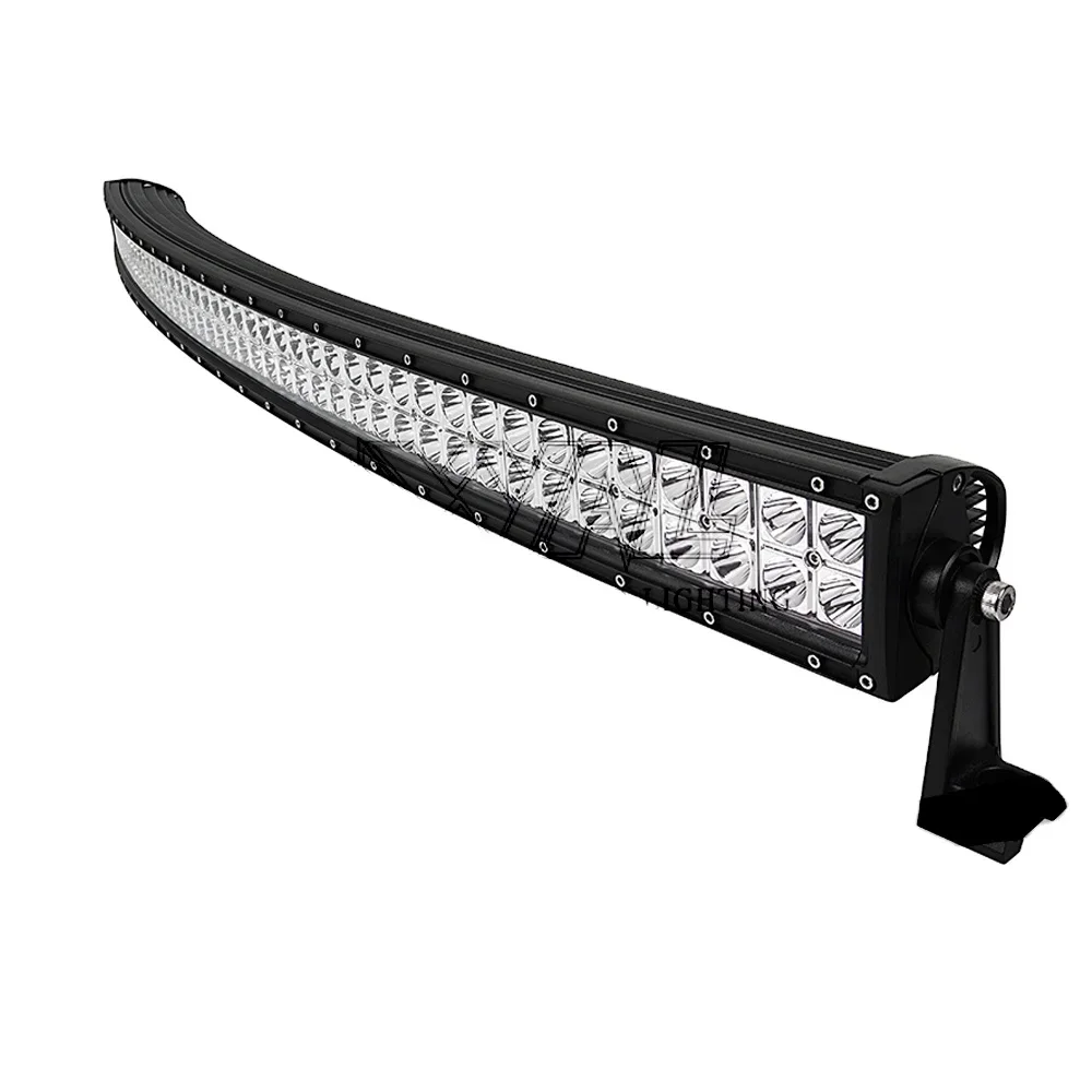 

53 inch 300W Curved Super Bright 10-30 V Flood Spot Beam ATV SUV 4X4 Off road Car Light Driving Lamps LED work bar