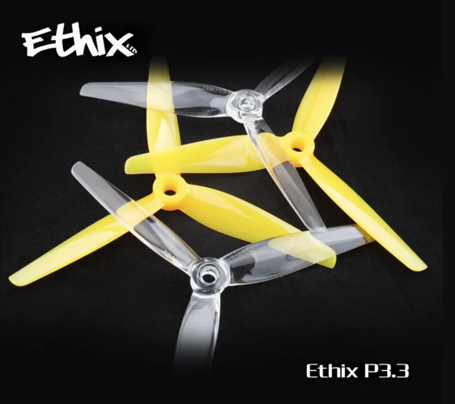 

10 pairs HQProp&Ethix P3.3 5.1X3.3X3 3-Blade PC Propeller for FPV Freestyle 5.1 inch FPV crossing machine propeller