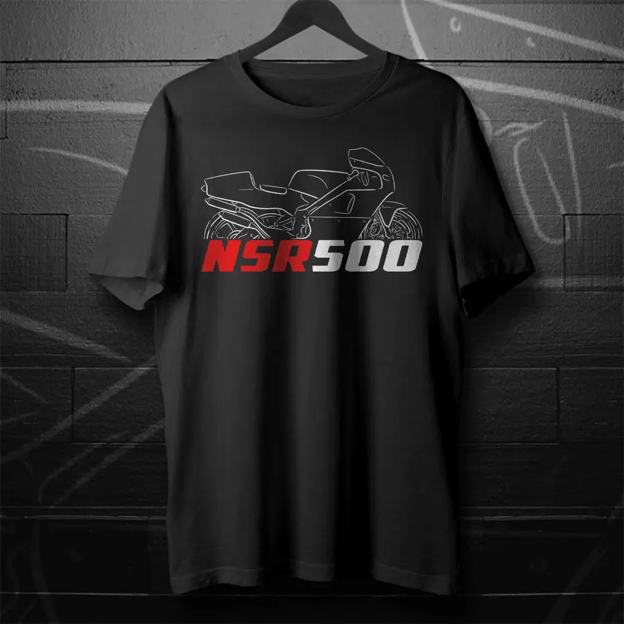 275 Japón H motocicleta NSR 50 R NSR125 NSR250 NSR500 camiseta hombres jinete Top para Fans regalo de carreras