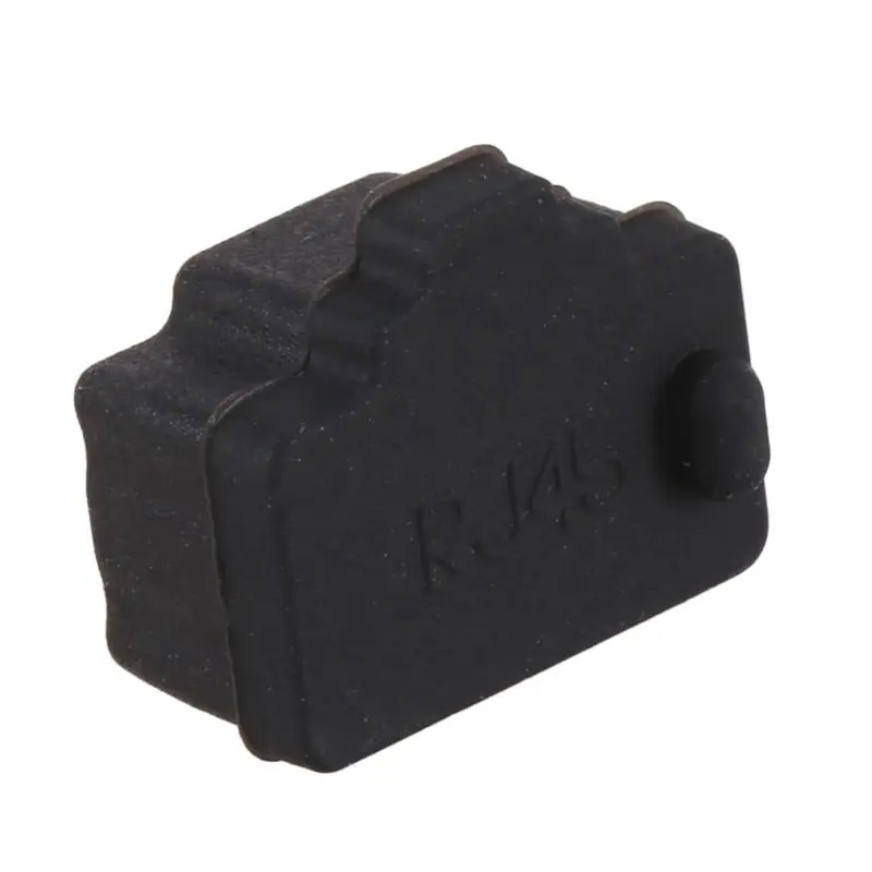 ABZC 80Pcs RJ45 Anti Dust Cover Cap Protector Plug, Ethernet Port Silicone Boots Cover for Network Hub