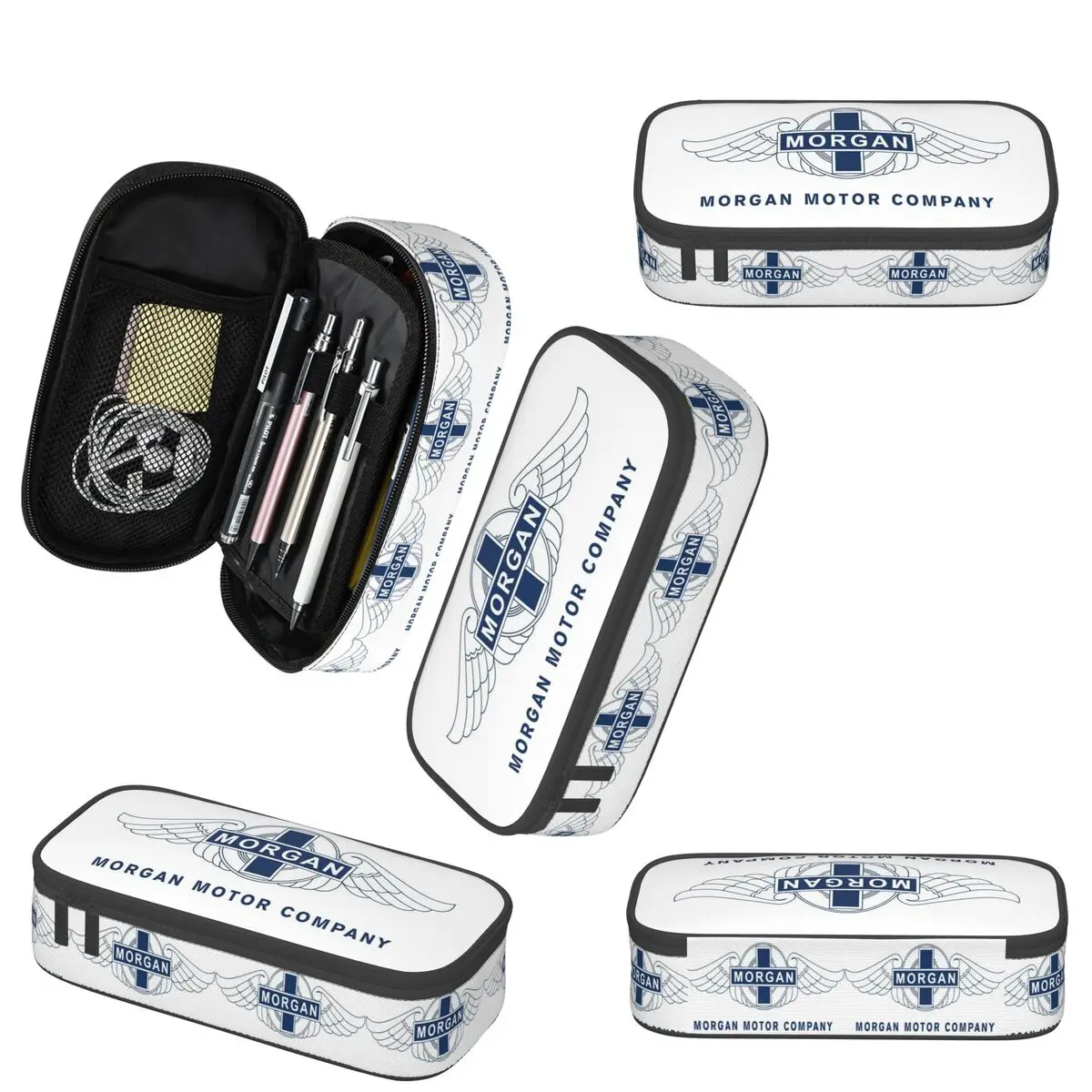 Morgan Motor Car Company 연필 케이스 소년 소녀 선물 펜 상자 연필 가방 문구 용품 펜 홀더 가방