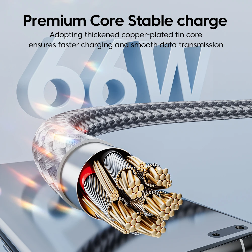 3 in 1 Fast Charging Cable For iPhone Xiaomi Huawei Mobile Phone USB To Type C Micro IOS Cable Multi Charger Cable USB Cable view 3