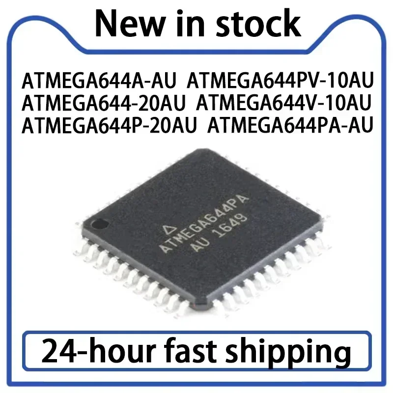 1PCS ATMEGA644A-AU ATMEGA644PA-AU ATMEGA644-20AU ATMEGA644V-10AU ATMEGA644P-20AU ATMEGA644PV-10AU QFP44 New in Stock