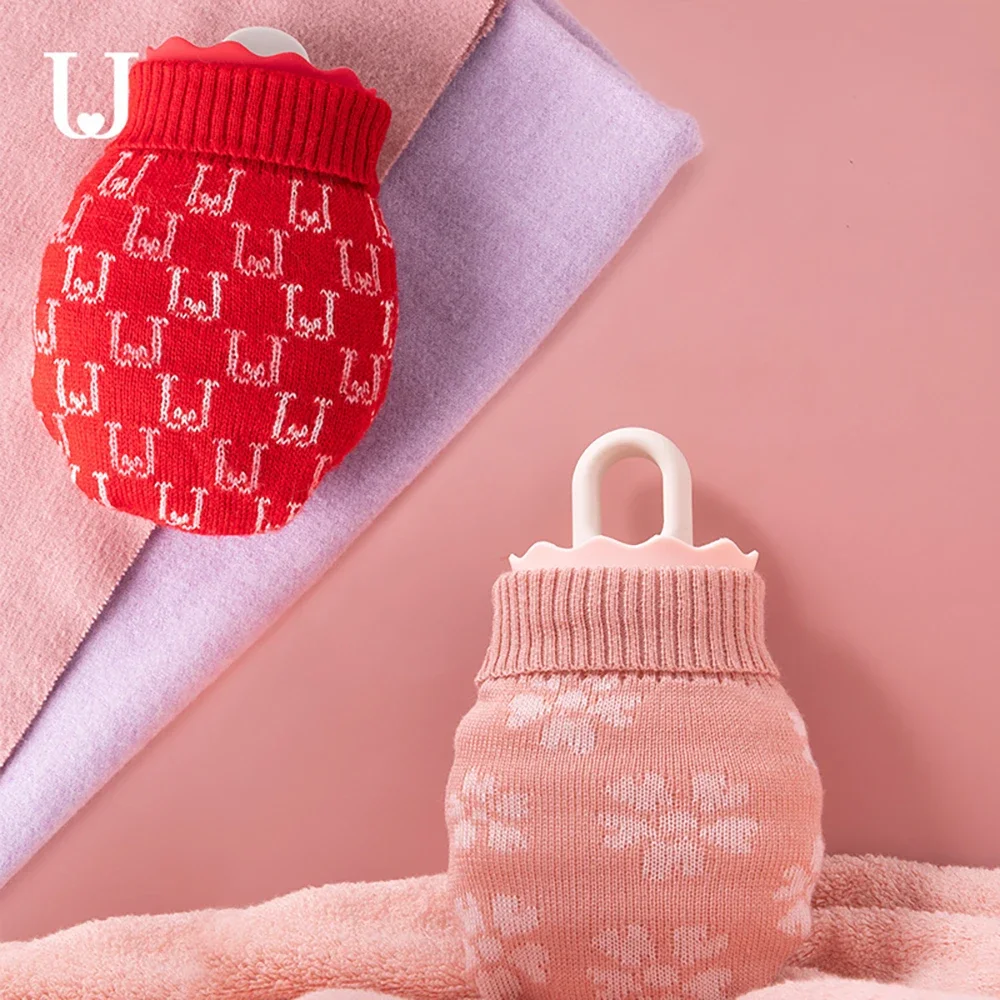 A Hot Water Bottle for Women To Warm Their Hands and Feet Is Perfect for Menstrual Cramps and Relieves Neck and Shoulder Pain